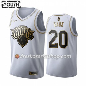 Dječji NBA Dres New York Knicks Kevin Knox 20 Nike 2019-20 Bijela Golden Edition Swingman